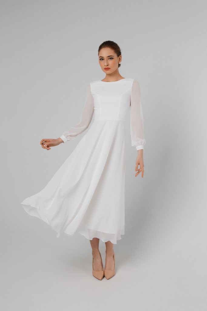 dresses for dates Sexy, Adorable & Under $50 Date Night on Amazon Women's Midi Dress Faux COLOR:BLUE AND WHITE Fabric_Crepe