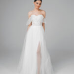 Tulle wedding dress, corset wedding dress, sweetheart wedding dress – Mia