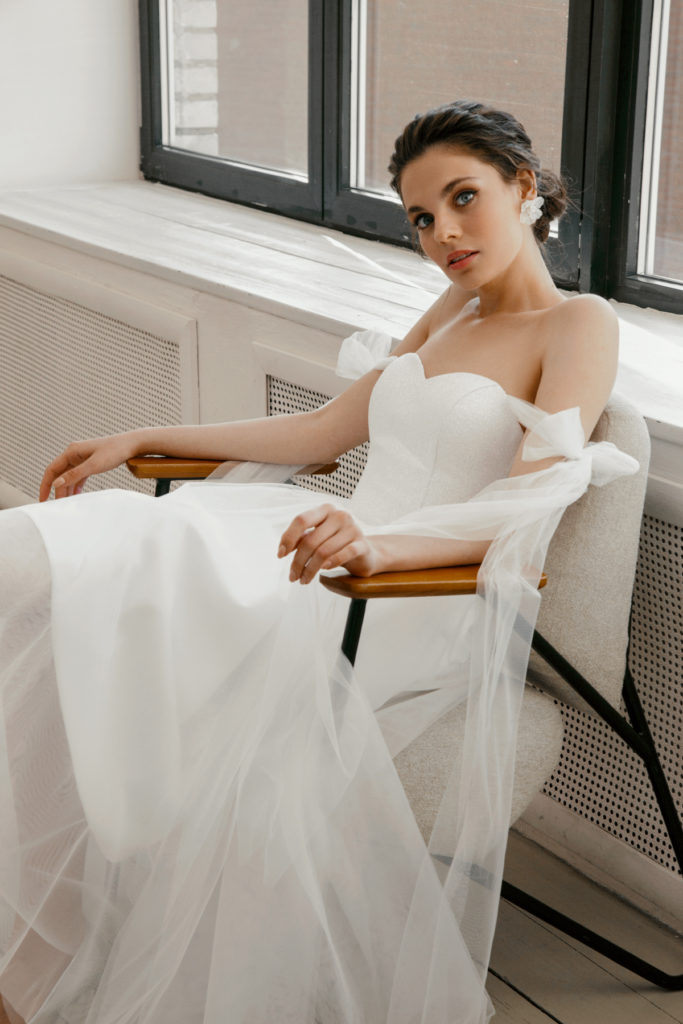 Elopement short wedding dress – Adelina • Piondress