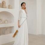 Elegant chiffon wedding dress – Odetta