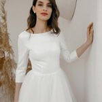 Casual wedding dresses with sleeves – Jacklyn