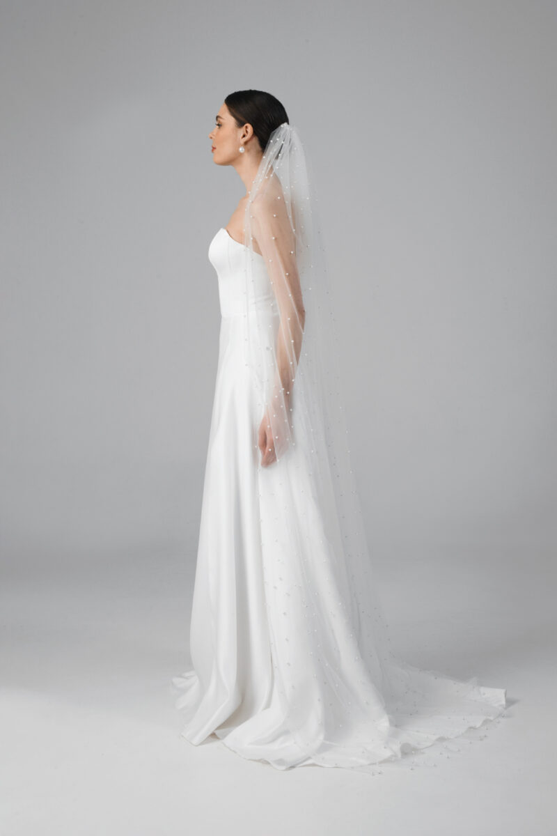 Strapless Wedding Dresses Corset Slit
