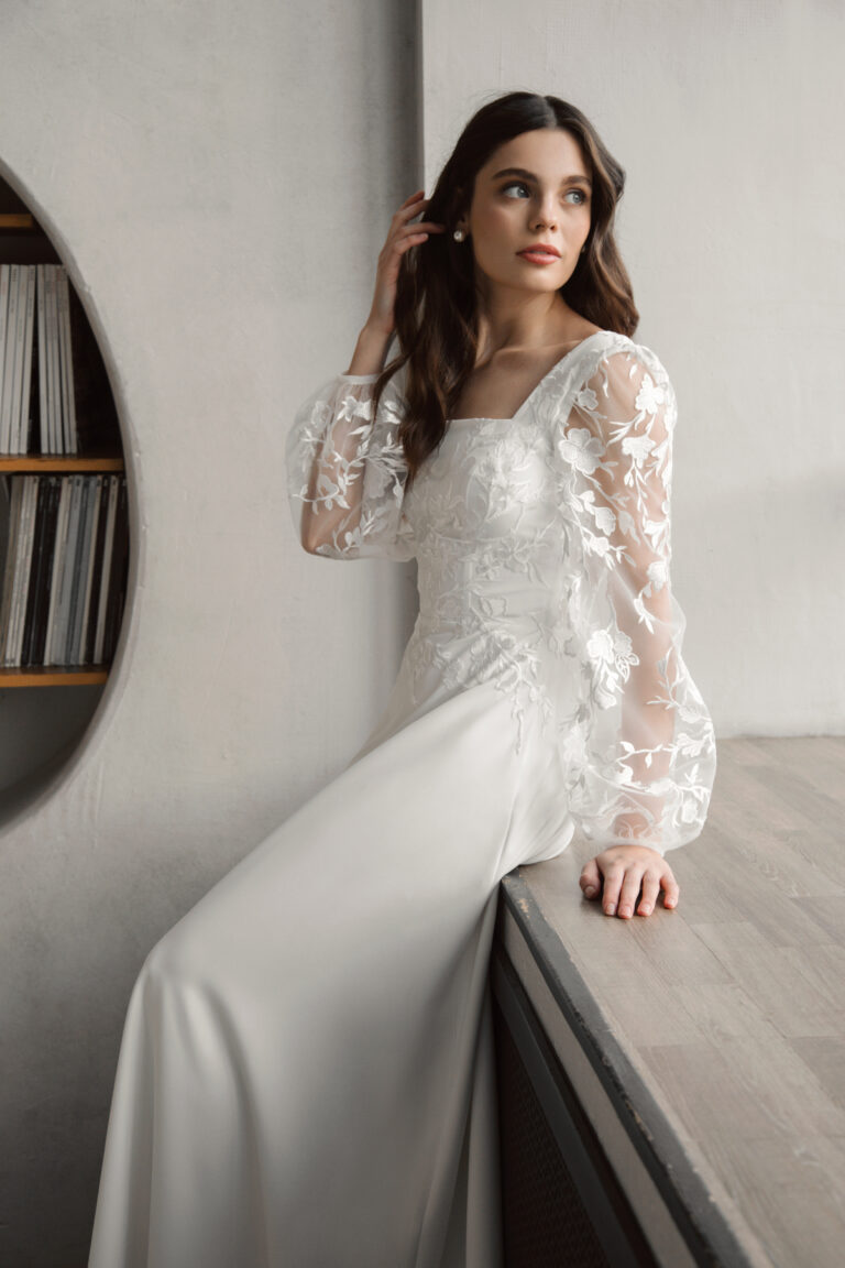 Romantic Square Neck Dress