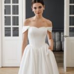 Basque Waist Princess Bridal Gown - Vanessa